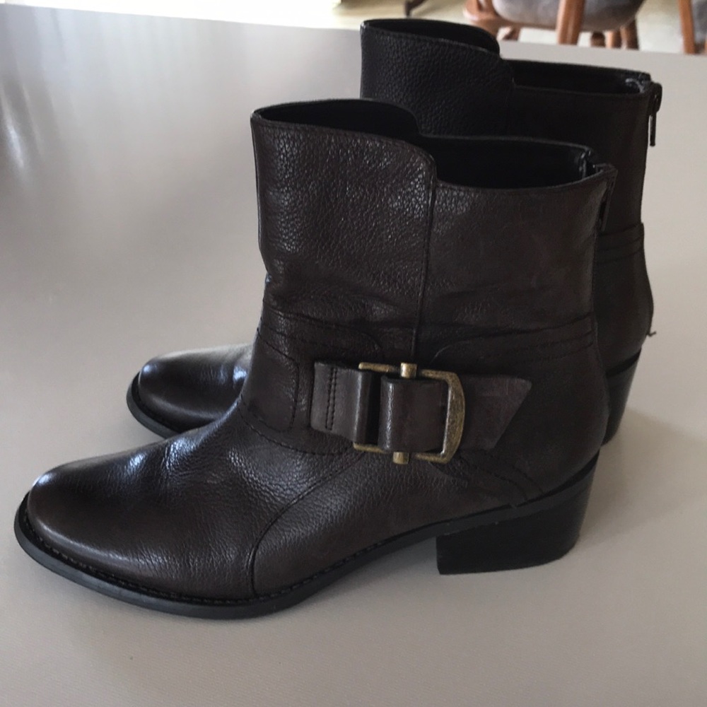 Leather Booties - image 8